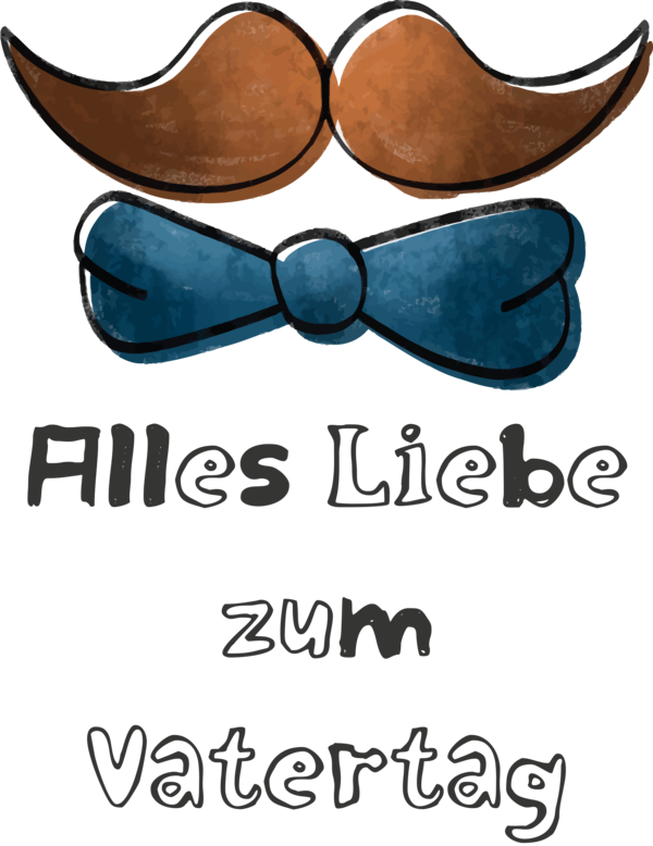 Transparent Father's Day Goggles Sunglasses Cartoon for Alles Liebe zum Vatertag for Fathers Day