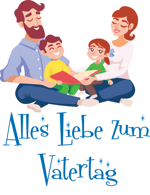 Transparent Father's Day Cartoon  2020 for Alles Liebe zum Vatertag for Fathers Day