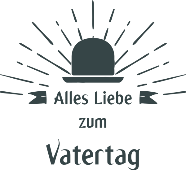 Transparent Father's Day Logo Line Meter for Alles Liebe zum Vatertag for Fathers Day