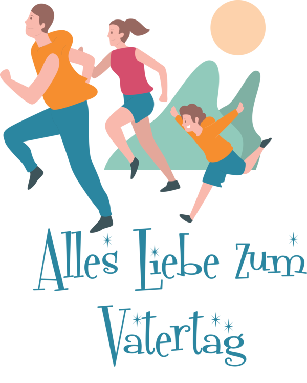 Transparent Father's Day Public Relations Logo Recreation for Alles Liebe zum Vatertag for Fathers Day