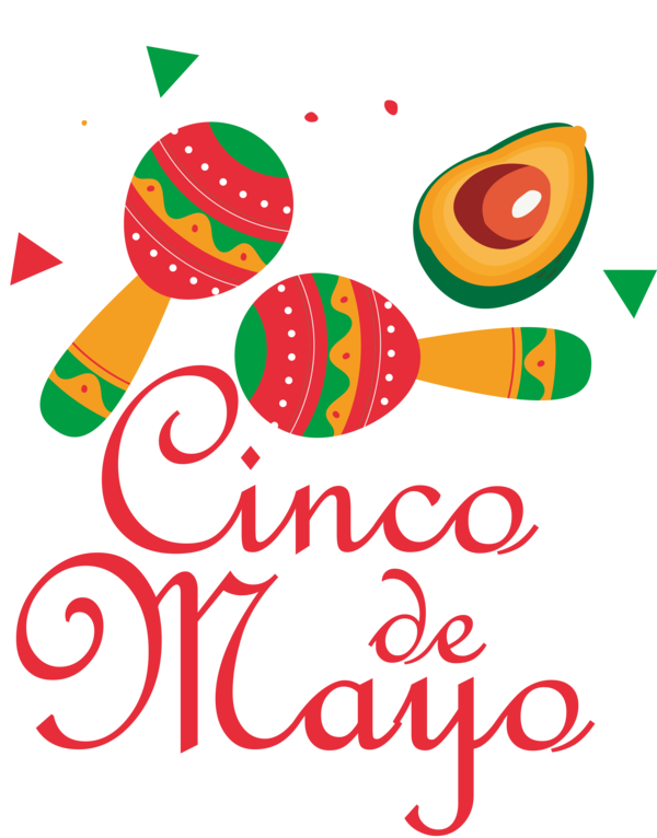 Transparent Cinco de mayo Logo Stencil Line for Fifth of May for Cinco De Mayo