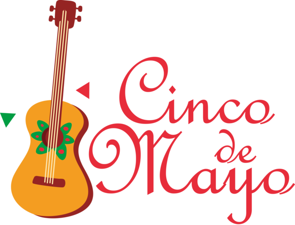 Transparent Cinco de mayo String Instrument Cello Line for Fifth of May for Cinco De Mayo