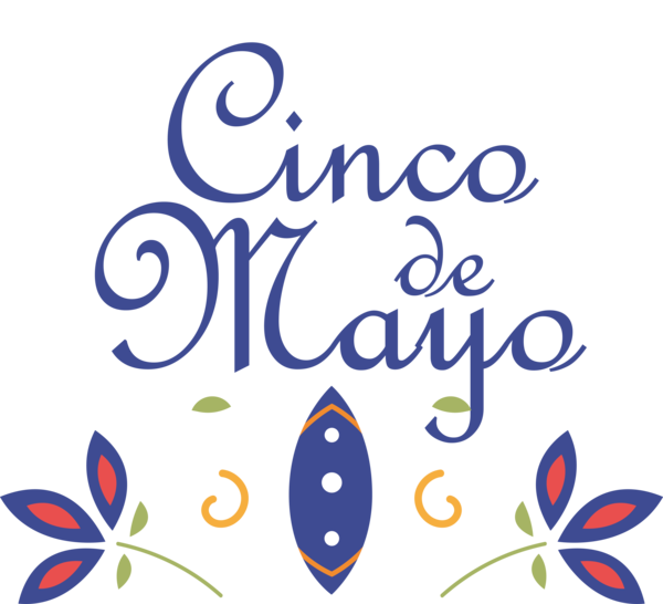 Transparent Cinco de mayo Logo Design Stencil for Fifth of May for Cinco De Mayo