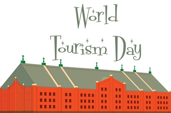 Transparent World Tourism Day House Logo Icon for Tourism Day for World Tourism Day