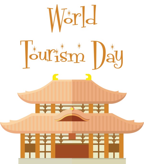Transparent World Tourism Day Line Meter Diner for Tourism Day for World Tourism Day