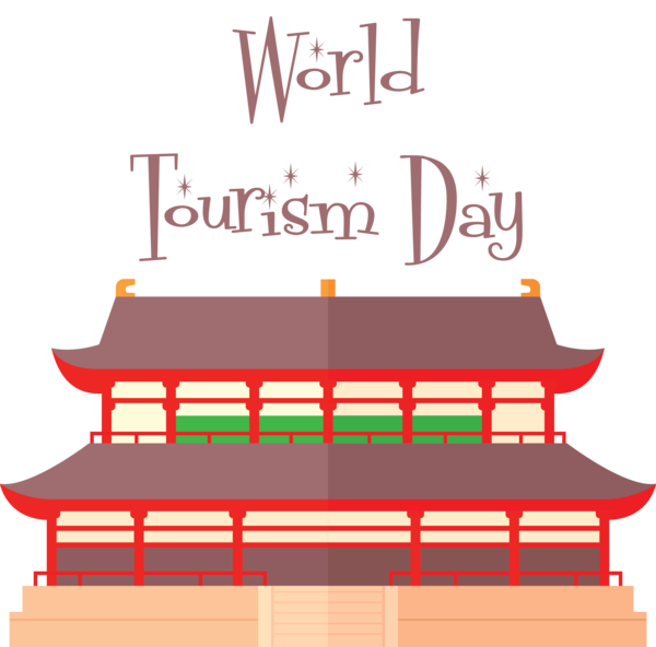 Transparent World Tourism Day Drawing Computer Paper for Tourism Day for World Tourism Day