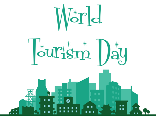 Transparent World Tourism Day Logo Diagram Font for Tourism Day for World Tourism Day