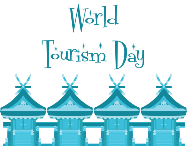 Transparent World Tourism Day Molar concentration Watercolor painting Logo for Tourism Day for World Tourism Day
