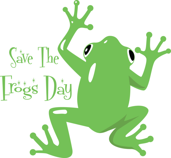 Transparent World Frog Day Frogs True frog Tree frog for Save The Frogs Day for World Frog Day