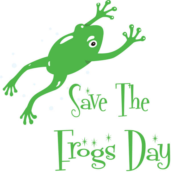 Transparent World Frog Day Frogs Line art Tree frog for Save The Frogs Day for World Frog Day