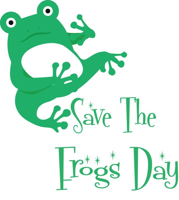 Transparent World Frog Day Frogs Logo Meter for Save The Frogs Day for World Frog Day