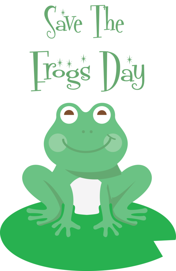 Transparent World Frog Day True frog Frogs Toad for Save The Frogs Day for World Frog Day