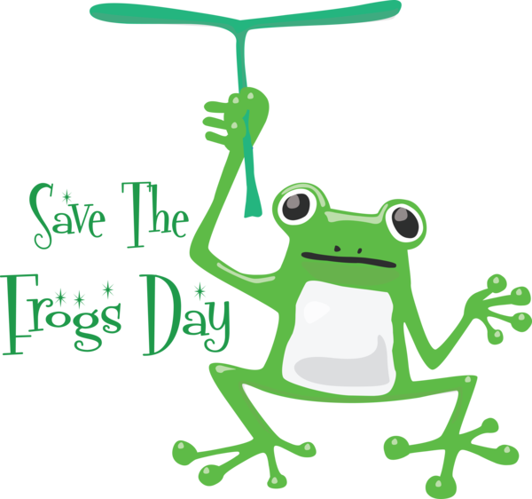 Transparent World Frog Day Tree frog Frogs Animal figurine for Save The Frogs Day for World Frog Day