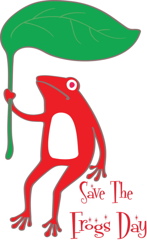 Transparent World Frog Day Tree frog Frogs Cartoon for Save The Frogs Day for World Frog Day