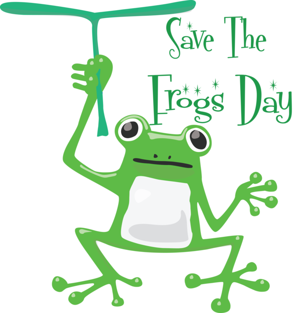 Transparent World Frog Day True frog Frogs Tree frog for Save The Frogs Day for World Frog Day
