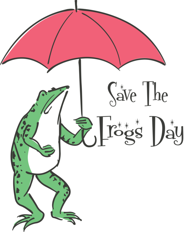 Transparent World Frog Day Leaf Cartoon Meter for Save The Frogs Day for World Frog Day