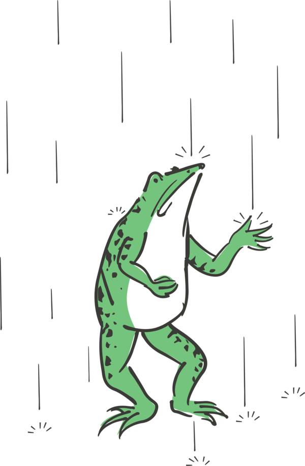 Transparent World Frog Day Toad Cartoon Standing on the shoulders of giants for Cartoon Frog for World Frog Day