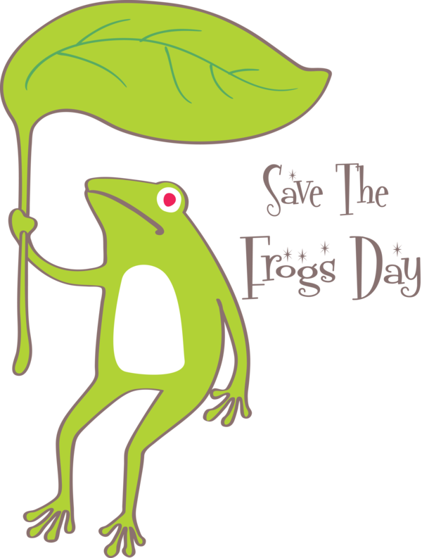 Transparent World Frog Day True frog Toad Frogs for Save The Frogs Day for World Frog Day