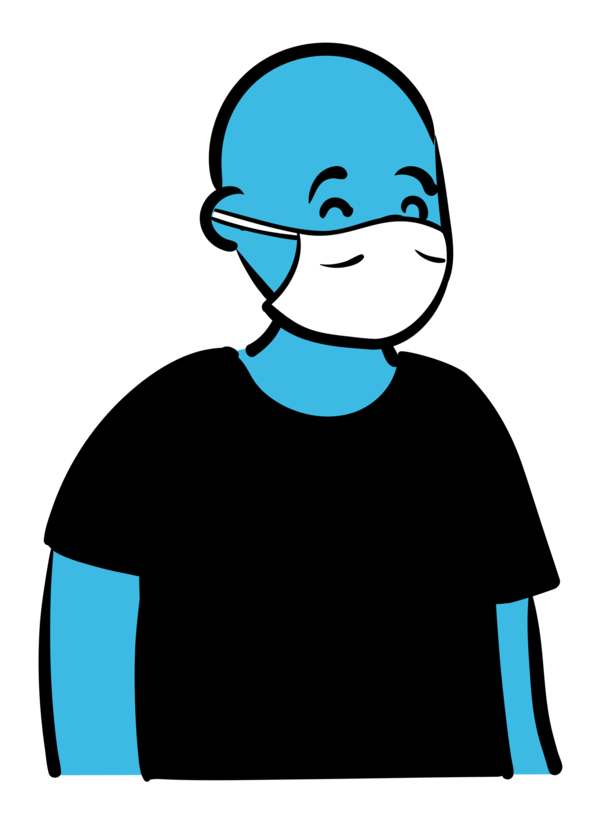 Transparent World Health Day Face Facial hair Male for Wearing Medical Masks for World Health Day