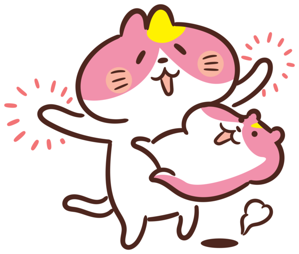 Transparent International Cat Day Chōjū-jinbutsu-giga Frogs Rabbit for Cartoon Cat for International Cat Day