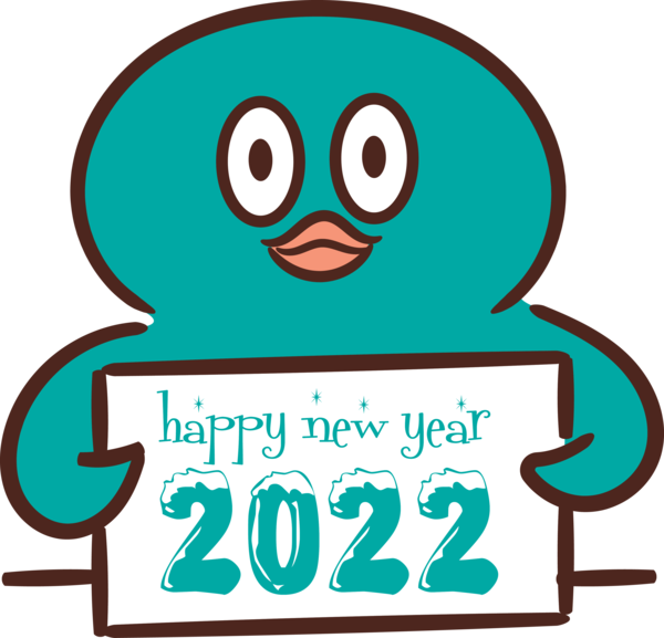 Transparent New Year Birds Meter Logo for Happy New Year 2022 for New Year