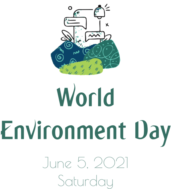 Transparent World Environment Day Logo Font Green for Environment Day for World Environment Day