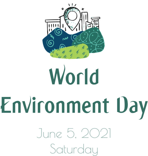 Transparent World Environment Day Logo Font Green for Environment Day for World Environment Day