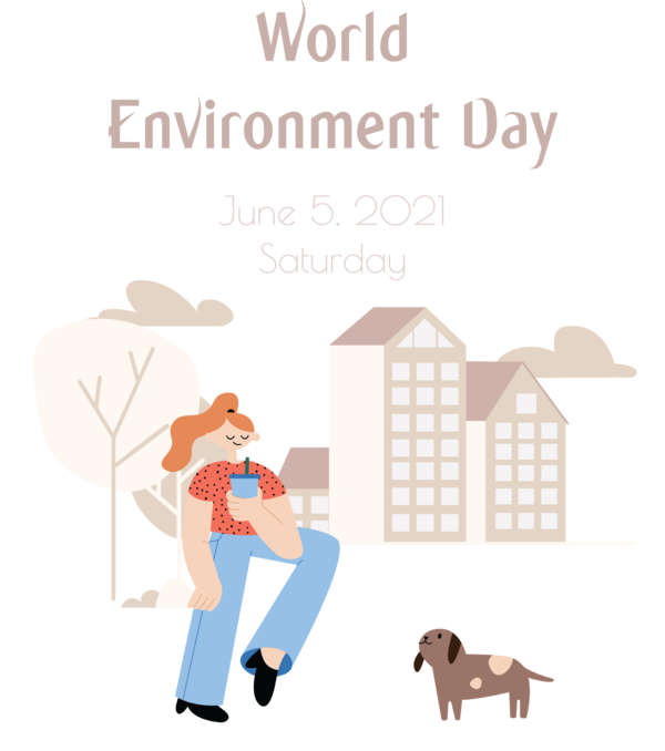 Transparent World Environment Day Cartoon Logo Meter for Environment Day for World Environment Day