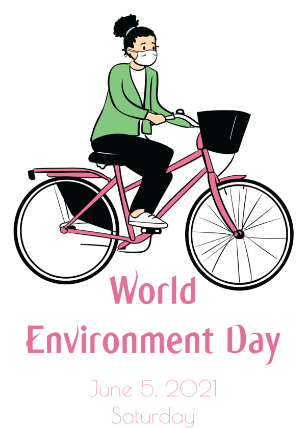 Transparent World Environment Day Cycling Bicycle Bicycle wheel for Environment Day for World Environment Day