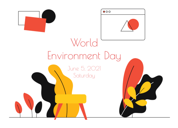 Transparent World Environment Day Design Logo Cartoon for Environment Day for World Environment Day