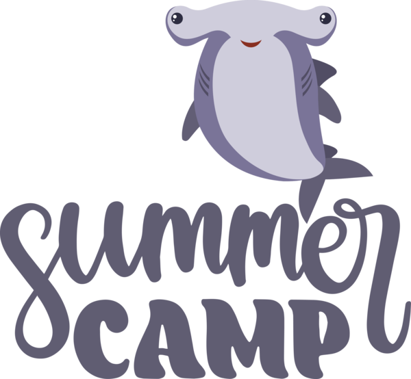 Transparent Summer Day Penguins Logo Design for Summer Camp for Summer Day