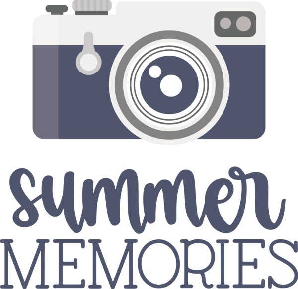 Transparent Summer Day Camera Accessory Logo Font for Summer Memories for Summer Day