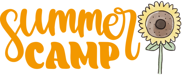 Transparent Summer Day Logo Drawing Cartoon for Summer Camp for Summer Day
