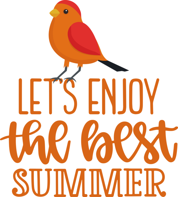 Transparent Summer Day Birds Logo Beak for Best Summer for Summer Day