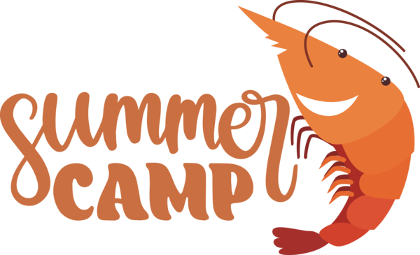 Transparent Summer Day Logo Cartoon Line for Summer Camp for Summer Day