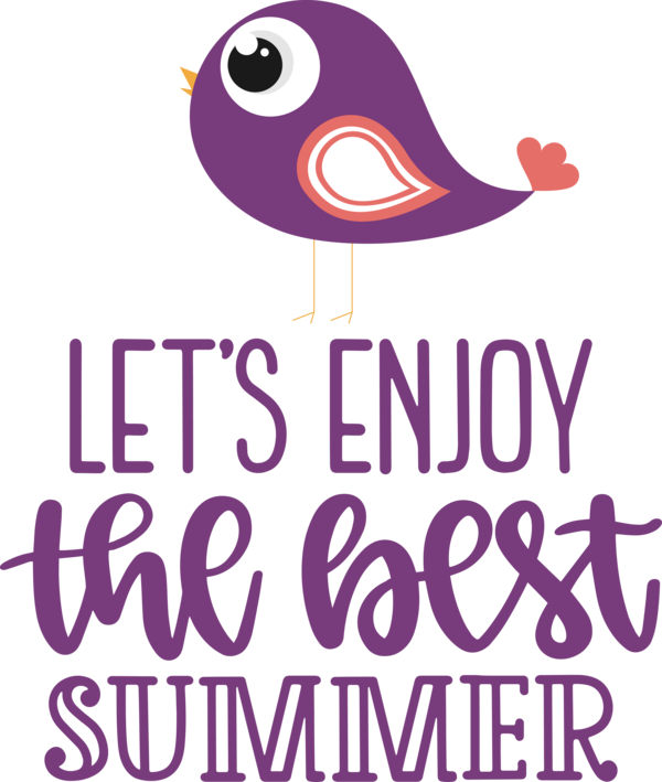 Transparent Summer Day Logo Design Birds for Best Summer for Summer Day