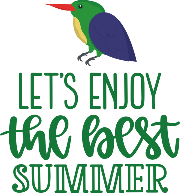 Transparent Summer Day Logo Birds Beak for Best Summer for Summer Day