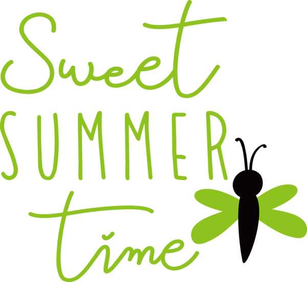 Transparent Summer Day Leaf Plant stem Logo for Sweet Summer for Summer Day