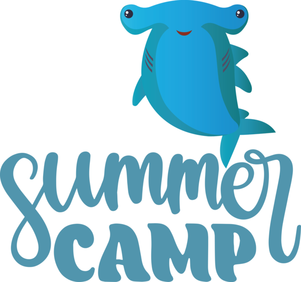 Transparent Summer Day Logo Design Fish for Summer Camp for Summer Day