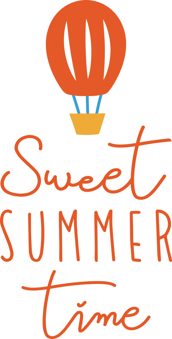 Transparent Summer Day Logo Line Meter for Sweet Summer for Summer Day