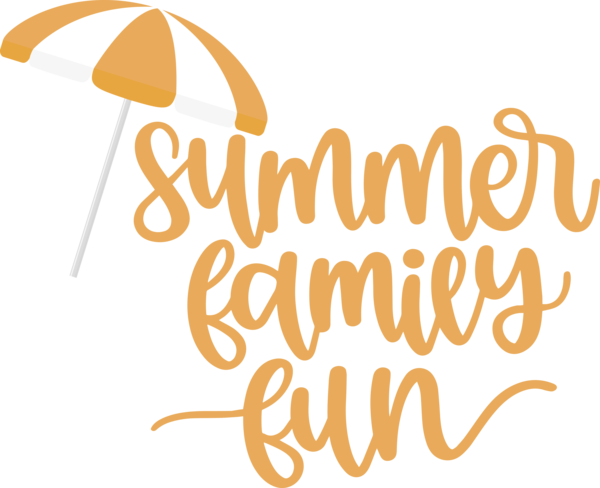 Transparent Summer Day Logo Calligraphy Produce for Summer Fun for Summer Day