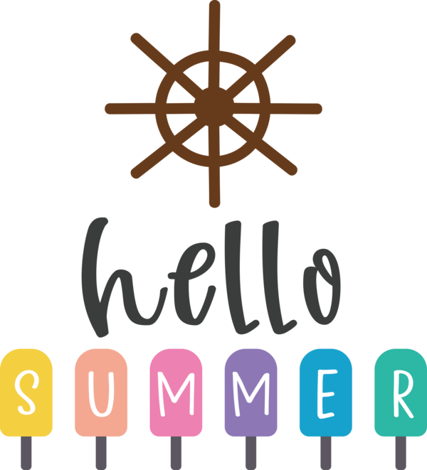 Transparent Summer Day Symbol Ship's wheel Sign for Hello Summer for Summer Day
