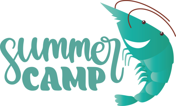Transparent Summer Day Logo Cartoon Green for Summer Camp for Summer Day