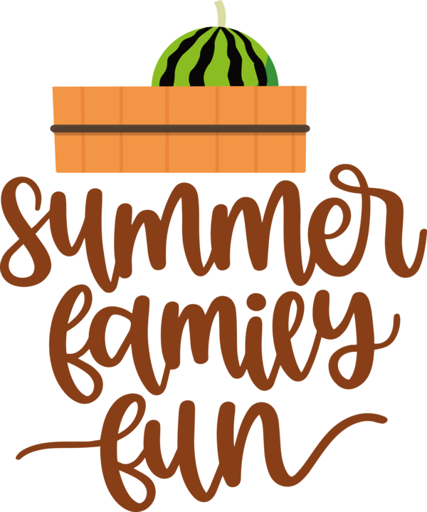 Transparent Summer Day Logo Calligraphy Line for Summer Fun for Summer Day
