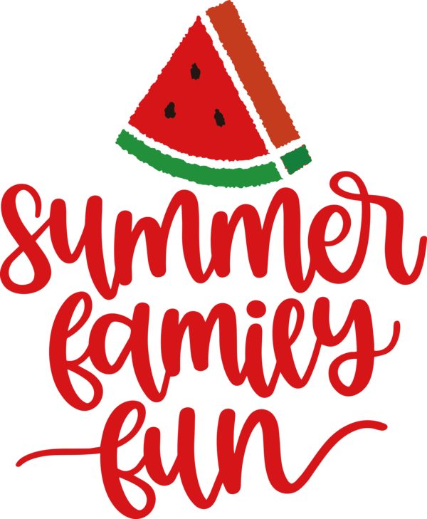 Transparent Summer Day Logo Character Christmas Day for Summer Fun for Summer Day