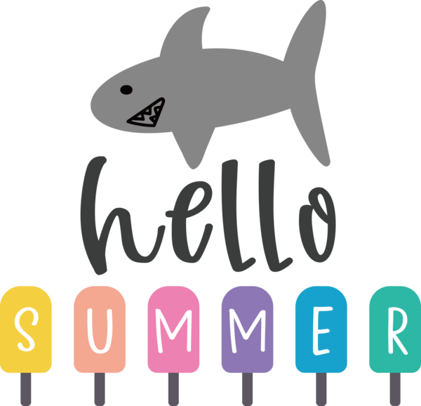 Transparent Summer Day Logo Cartoon Dog for Hello Summer for Summer Day