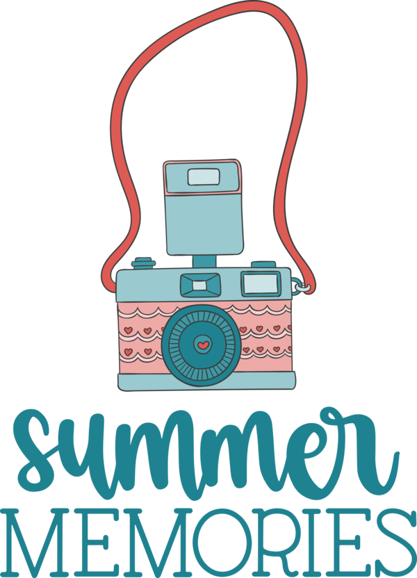 Transparent Summer Day Design Logo Line for Summer Memories for Summer Day