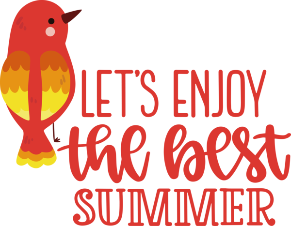 Transparent Summer Day Logo Line Beak for Best Summer for Summer Day