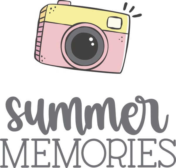 Transparent Summer Day Digital Camera Design Camera for Summer Memories for Summer Day