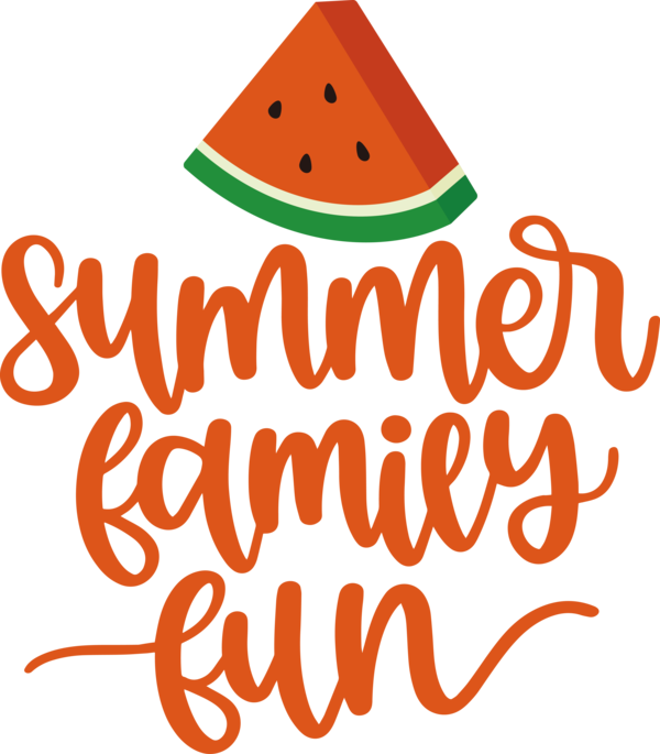 Transparent Summer Day Logo Produce Line for Summer Fun for Summer Day